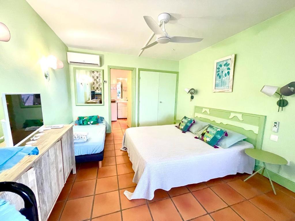 Guadeloupe- Saint-Francois- Residence Anse Des Rochers - Appartement Quart De Villa Etage - Vue Mer- 4 Personnes - Lit Bebe Sur Demande - Citerne Et Wifi Prives -Animaux Ok-Acces Plage Direct -Apnee Bien-Etre Experience Sur Demande Avec Instructeur A 외부 사진