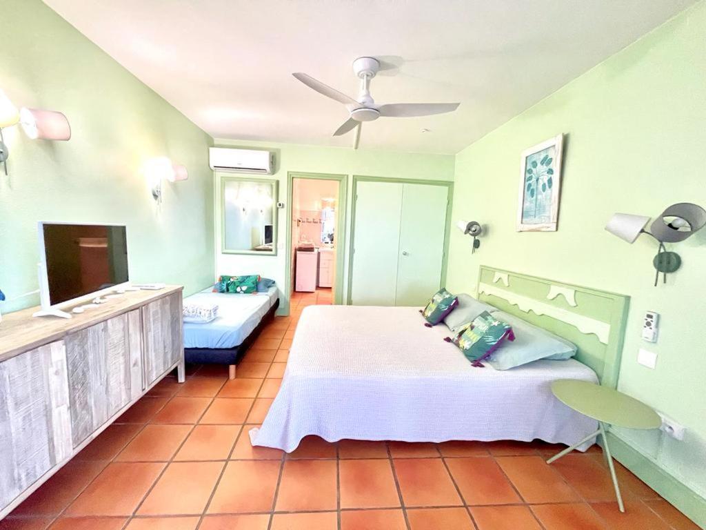 Guadeloupe- Saint-Francois- Residence Anse Des Rochers - Appartement Quart De Villa Etage - Vue Mer- 4 Personnes - Lit Bebe Sur Demande - Citerne Et Wifi Prives -Animaux Ok-Acces Plage Direct -Apnee Bien-Etre Experience Sur Demande Avec Instructeur A 외부 사진