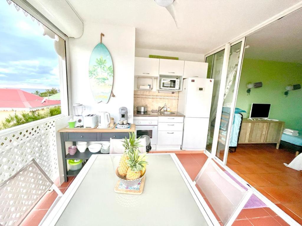Guadeloupe- Saint-Francois- Residence Anse Des Rochers - Appartement Quart De Villa Etage - Vue Mer- 4 Personnes - Lit Bebe Sur Demande - Citerne Et Wifi Prives -Animaux Ok-Acces Plage Direct -Apnee Bien-Etre Experience Sur Demande Avec Instructeur A 외부 사진